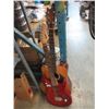 Image 1 : 1 Acoustic & 1 Fender Squire Strat Electric Guitar - As Is