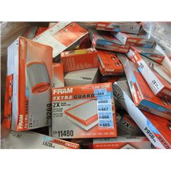 25 Assorted Fram Engine and Oil Filters
