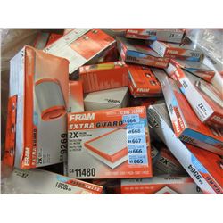 25 Assorted Fram Engine and Oil Filters