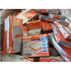25 Assorted Fram Engine and Oil Filters