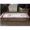 Image 1 : 6 Foot Vanity Top with Sinks - Store return