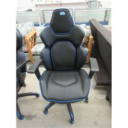 Black & Blue Gaming Chair - Store Return