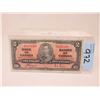 Image 1 : 1937 Bank of Canada $2 Bank Note - CR Prefix