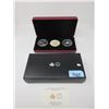 Image 1 : 2019 Canadian Fine Silver Two 2 Oz. Coin Set