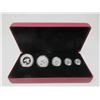 Image 2 : 2019 Pure Silver 5-Coin Maple Leaf Fractional Set