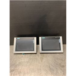 (2) - SIEMENS 6AV2 124-0JC01-0AX0 TP900 TOUCH SCREENS