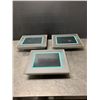 Image 1 : (3) - SIEMENS 6AV6 643-0CD01-1AX1 MP277 10" TOUCH SCREENS