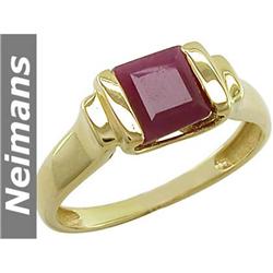 USGL Certified 1.25 ct Ruby & Diamond Pendant 14kt Gold