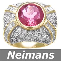 Neimans 9.75ct Certified Sapphire & VS Diamond Bracelet