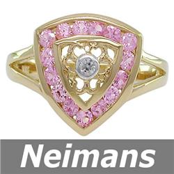 Neimans 2.75ct Certified Emerald & Diamond Bracelet 14K