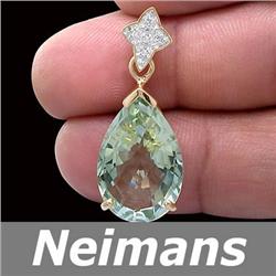 Neimans 15.25 ct Certified Emerald Bracelet 14kt Gold