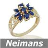 Image 1 : Neimans 2.50ct Gem Certified Ruby & VS Diamond Ring 14K