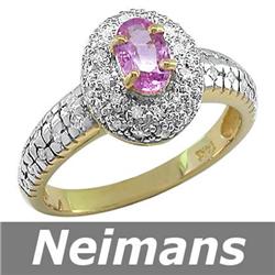 Vintage 1.00 ct USGL Certified Gem Ruby Ring 14kt Gold