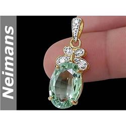 USGL Certified 4.00 ct Emerald & Diamond Bracelet 14kt