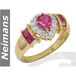 Men's Certified 1.50 ct Sapphire & Diamond Gents Ring