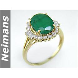 Vintage 4.25 ct Certified Tanzanite & Diamond Ring 14kt