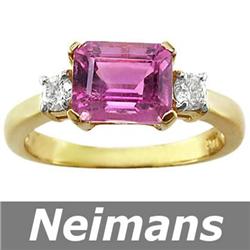 Fine Gem 2.00 ct USGL Certified Ruby Earrings 14kt Gold