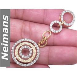 Vintage 3.00 ct Citrine & Diamond Ring 14kt CERTIFIED