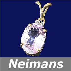 Antique 3.00 ct Amethyst & Sapphire Ring 14kt Gold USGL