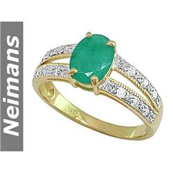 Vintage Certified 4.75 ct Ruby & Diamond Ring 14kt Gold