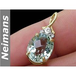 Neimans 7.25 ct Certified Blue & White Sapphire Ring