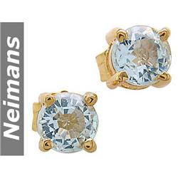 Certified .50 ct Tourmaline & Diamond Stud Earrings 14k