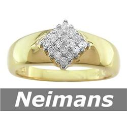 USGL Certified .25 ct Diamond Cocktail Ring 14kt Gold