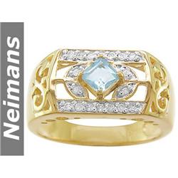 USGL Certified 1.00 ct Gem Ruby & Diamond Ring 14k Gold