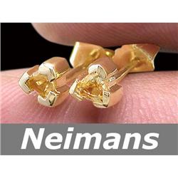 Vintage 1.50 ct Pink & White Sapphire Ring 14kt Gold