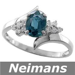 Neimans 2.25 ct Certified Emerald & Diamond Ring 14kt