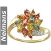Image 1 : Neimans 2.00 ct Multi Sapphire & Diamond Ring 14kt Gold