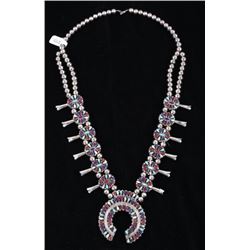 Zuni Reversible Petite Point Squash Blossom