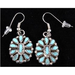 Zuni Reversible Petite Point Sterling Earrings