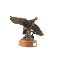 1975 Veryl Goodnight (B. 1947) Canvasback Bronze