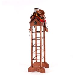 Custom Lambert Leather Miniature Roping Saddle