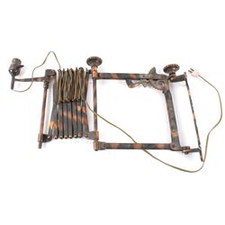 Victorian Copper Flash Extension Bracket Lamp