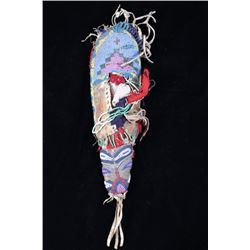 Northern Cheyenne Fully Beaded Toy Papoose 1870-80