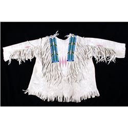 Plateau Indian Beaded Boy's First War Shirt 1890's