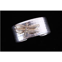 Tiffany & Co. Sterling & 18k Dragonfly Bracelet
