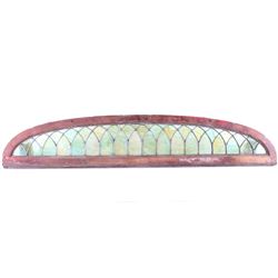 Northern Pacific Pullman Car Stained Glass Transom