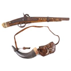 Plains Buffalo Runner Indian Blanket Gun 1800's