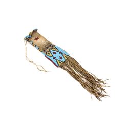 Lakota Sioux Beaded Pipe Bag circa 1860-1870