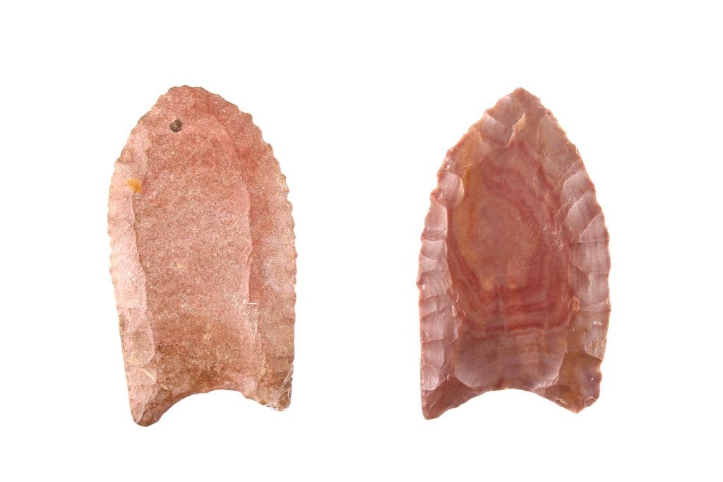 Paleo Fluted Clovis Point Pair 15,00010,000 B.P.