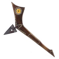 Pawnee Gunstock Spontoon War Club circa 1865