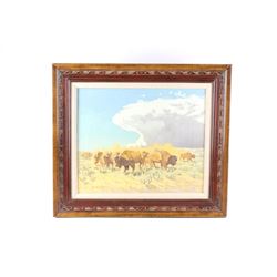 Sheryl Bodily (Montana 1936) Original Oil Painting