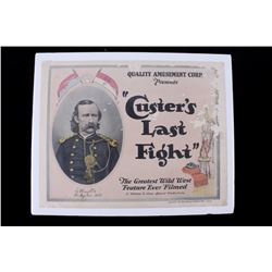 Custer's Last Fight Francis Ford 1912 Movie Poster