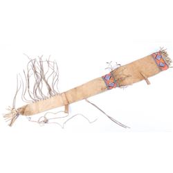 Crow Beaded Musket Rifle Scabbard 19th Century