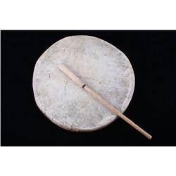 Blackfeet Indian Montana Rawhide Drum c. 1900's