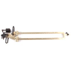 Large Fairbanks Brass Balance Beam Sliding Scale