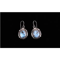 Navajo Golden Hills Torquiose Sterling Earrings